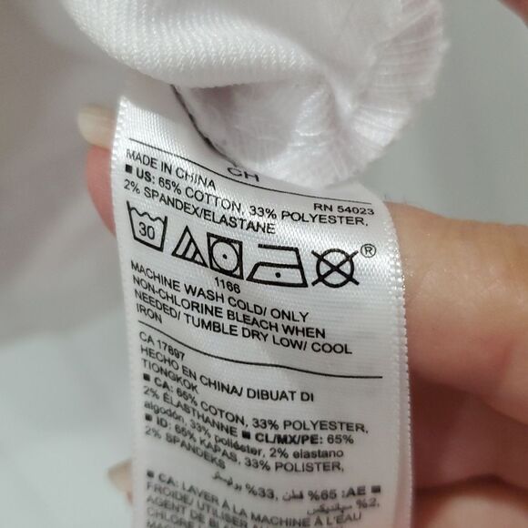 Old Navy White Women's Denim Jacket🛍🧥, Size Small - Picture 5 of 7